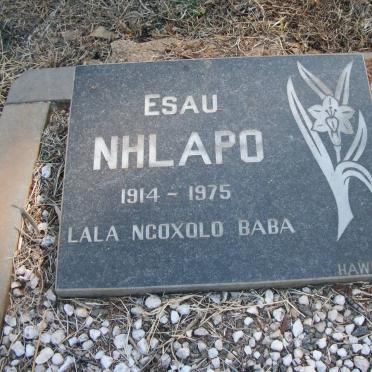 NHLAPO Esau 1914-1975