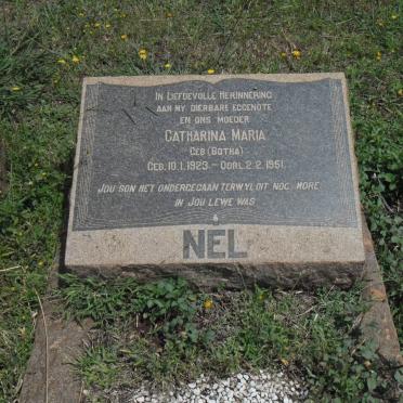 NEL Catharina Maria nee BOTHA 1923-1951