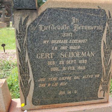 NIEHAUS Gert Schoeman 1889-1955