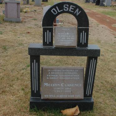 OLSEN Melvyn Clarence 1940-2008