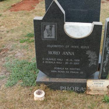 PHORA Rora Anna 1938-2007