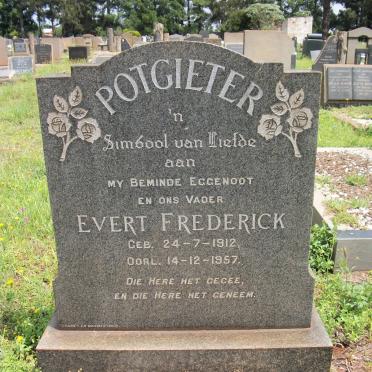 POTGIETER Evert Frederick 1912-1957