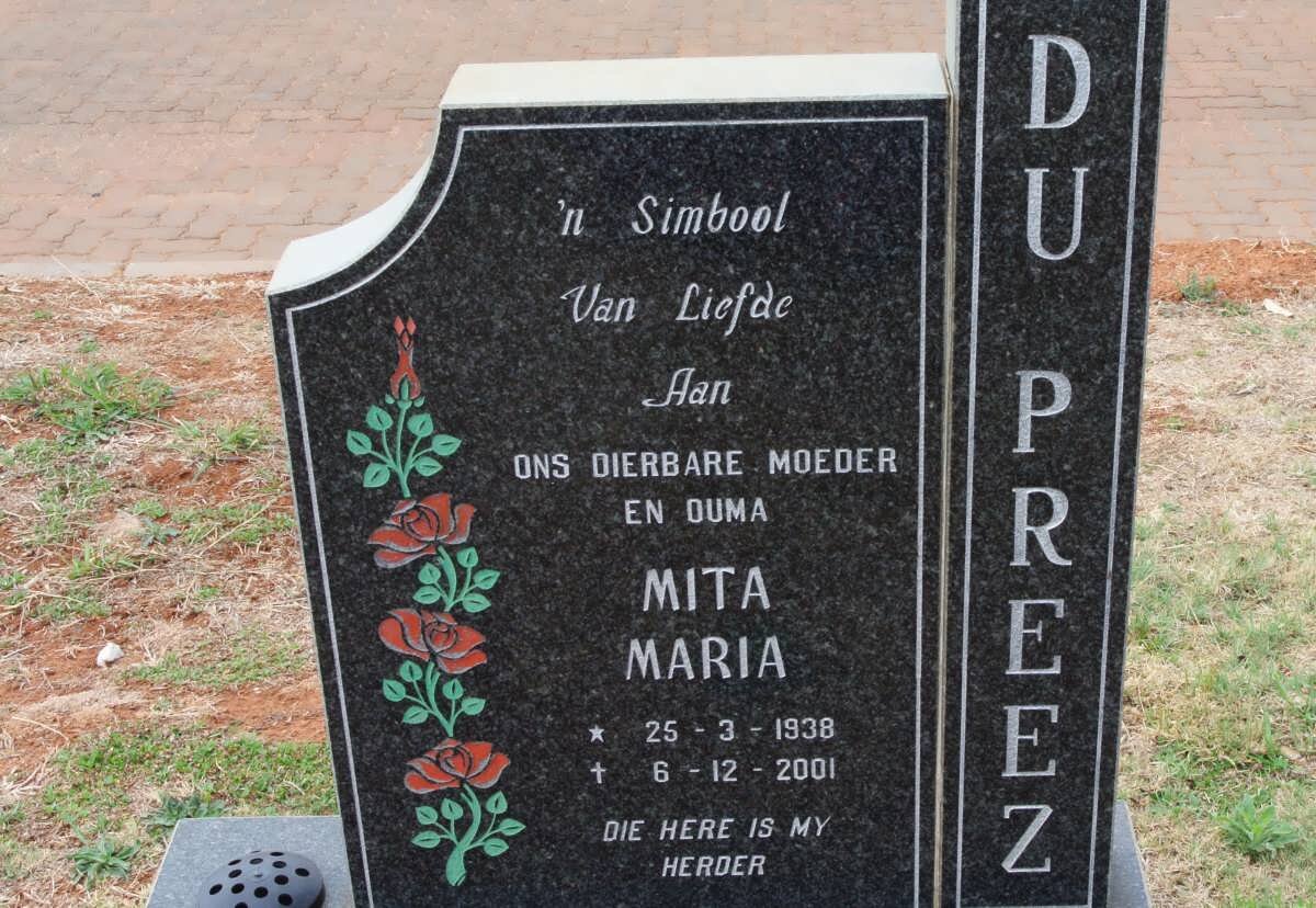 PREEZ Mita Maria, du 1938-2004