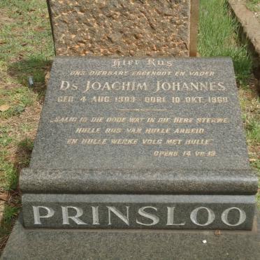PRINSLOO Joachim Johannes 1909-1960