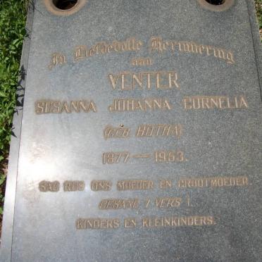 VENTER Susanna Johanna Cornelia nee BOTHA 1877-1953
