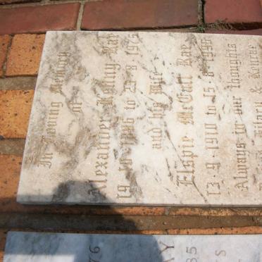 RAE Alexander Kenny 1896-1975 &amp; Elspie McGatt 1910-1996