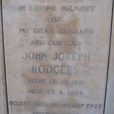 RODGERS John Joseph 1911-1964