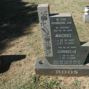 ROOS Machiel 1922-1994 &amp; Cornelia 1921-2009