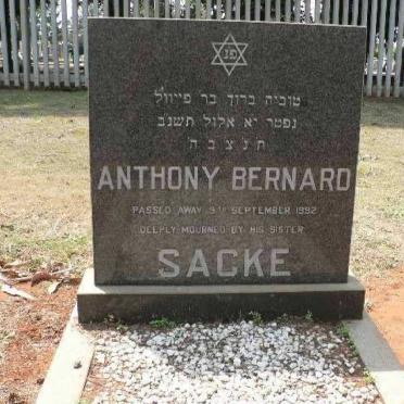 SACKE Anthony Bernard -1992