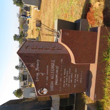 SELEKE Sarah Kelebogile 1947-2001