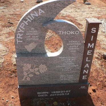 SIMELANE Tryphina Thoko 1939-2010