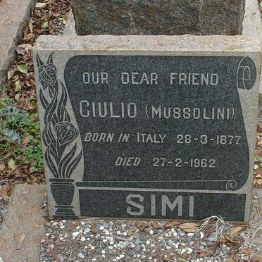SIMI Ciulio 1877-1962