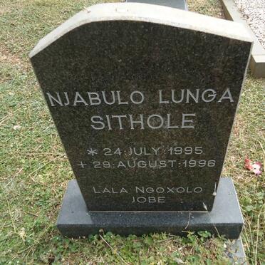 SITHOLE Njabulo Lunga 1995-1996