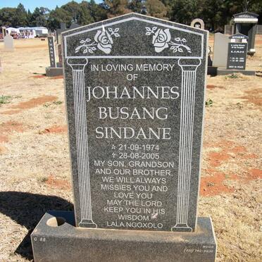 SINDANE Johannes Busang 1974-2005