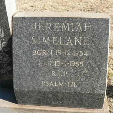SIMELANE Jeremiah 1954-1955