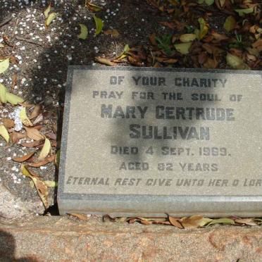 SULLIVAN Mary Gertrude -1969