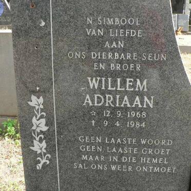 STRYDOM Willem Adriaan 1968-1984