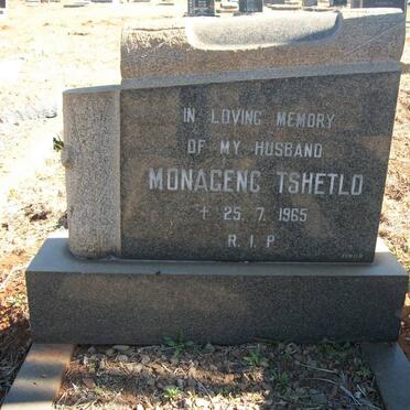 TSHETLO Monageng -1965