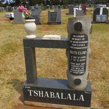 TSHABALALA Buti Elias 1940-2002