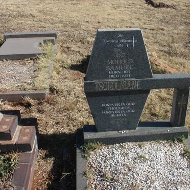 TSOKOLIBAN Moholo Samuel 1917-1934