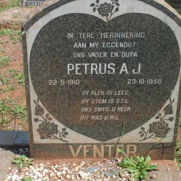 VENTER Petrus A.J. 1910-1959