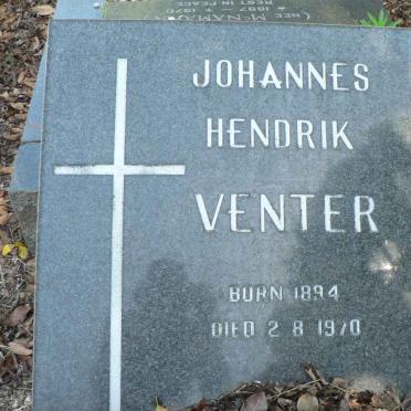 VENTER Johannes Hendrik 1894-1970