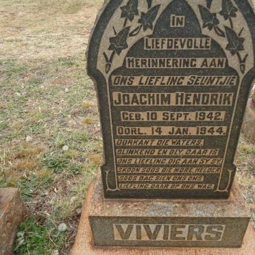 VIVIERS Joachim Hendrik 1942-1944