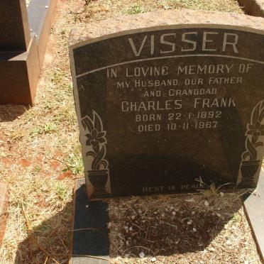 VISSER Charles Frank 1892-1967