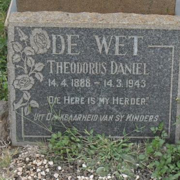 WET Theodorus Daniel, de 1888-1943