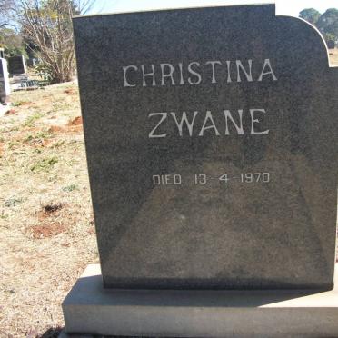 ZWANE Christina -1970