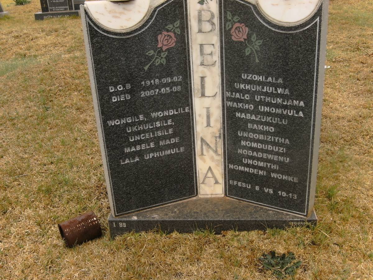 ? Belina 1918-2007