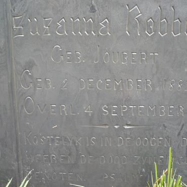 ROBBERTSE Cornelia Jacoba Susanna 1882-1916