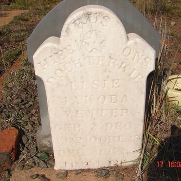 VENTER Elsie Jakoba 1932-1932
