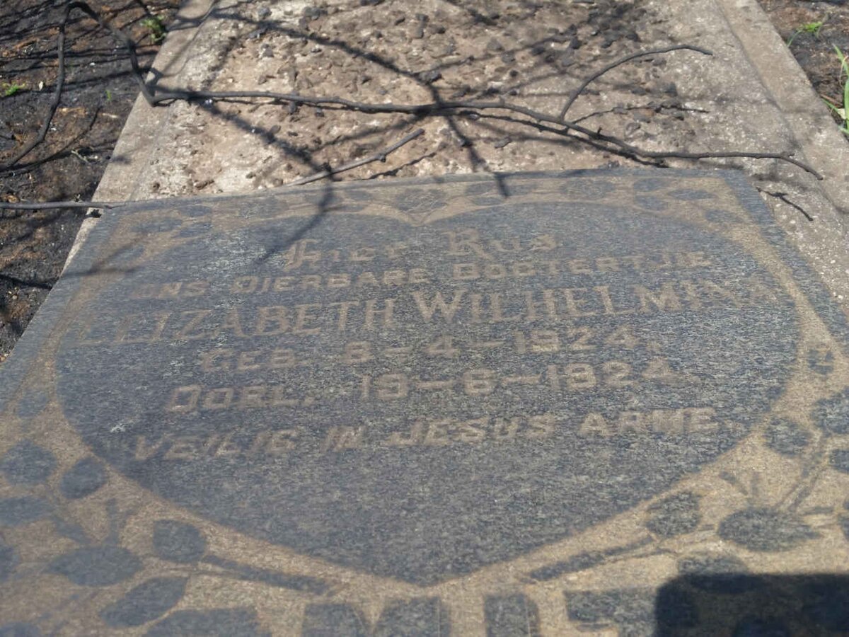 SMIT Elizabeth Wilhelmina 1924-1924