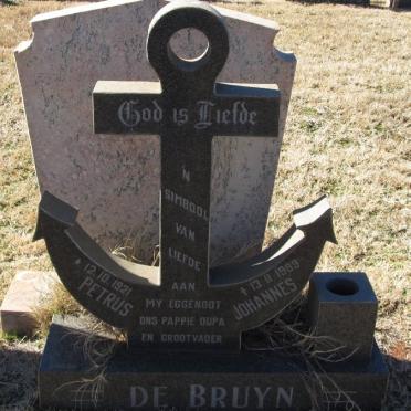BRUYN Petrus Johannes, de 1921-1989