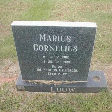 LOUW Marius Cornelius 1968-2000