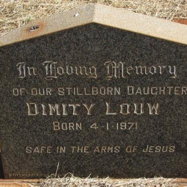LOUW Dimity 1971-1971