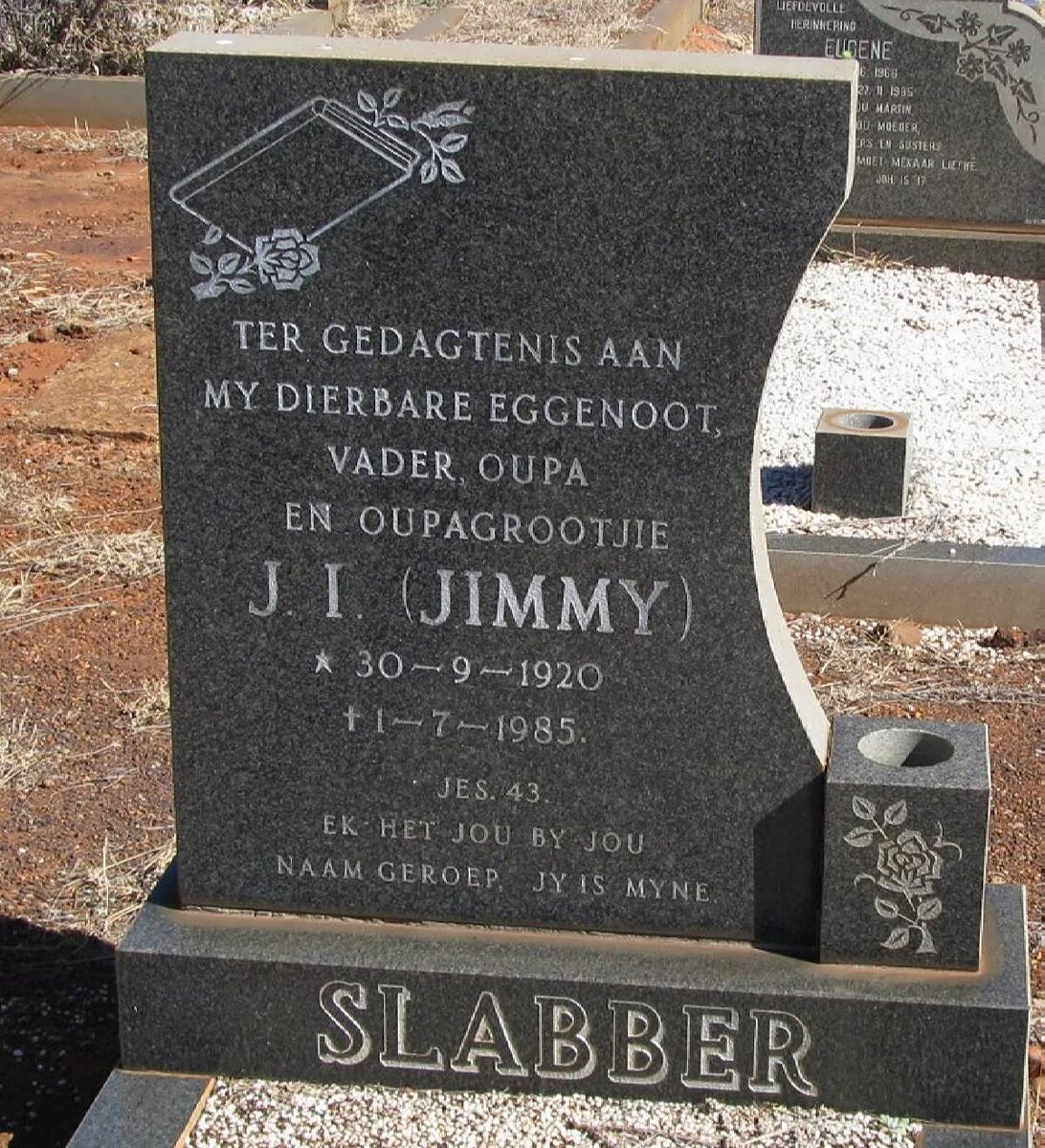 SLABBER J.I. 1920-1985