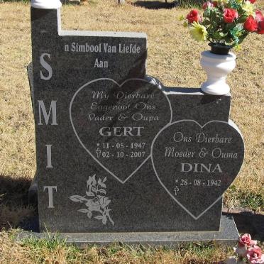 SMIT Gert 1947-2007 &amp; Dina 1942-