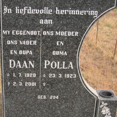 WILKINS Daan 1920-2001 &amp; Polla 1923-