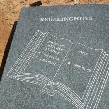 REDELINGHUYS Johannes Matthys Le Roux 1927-2008 :: REDELINGHUYS Iona 1966-