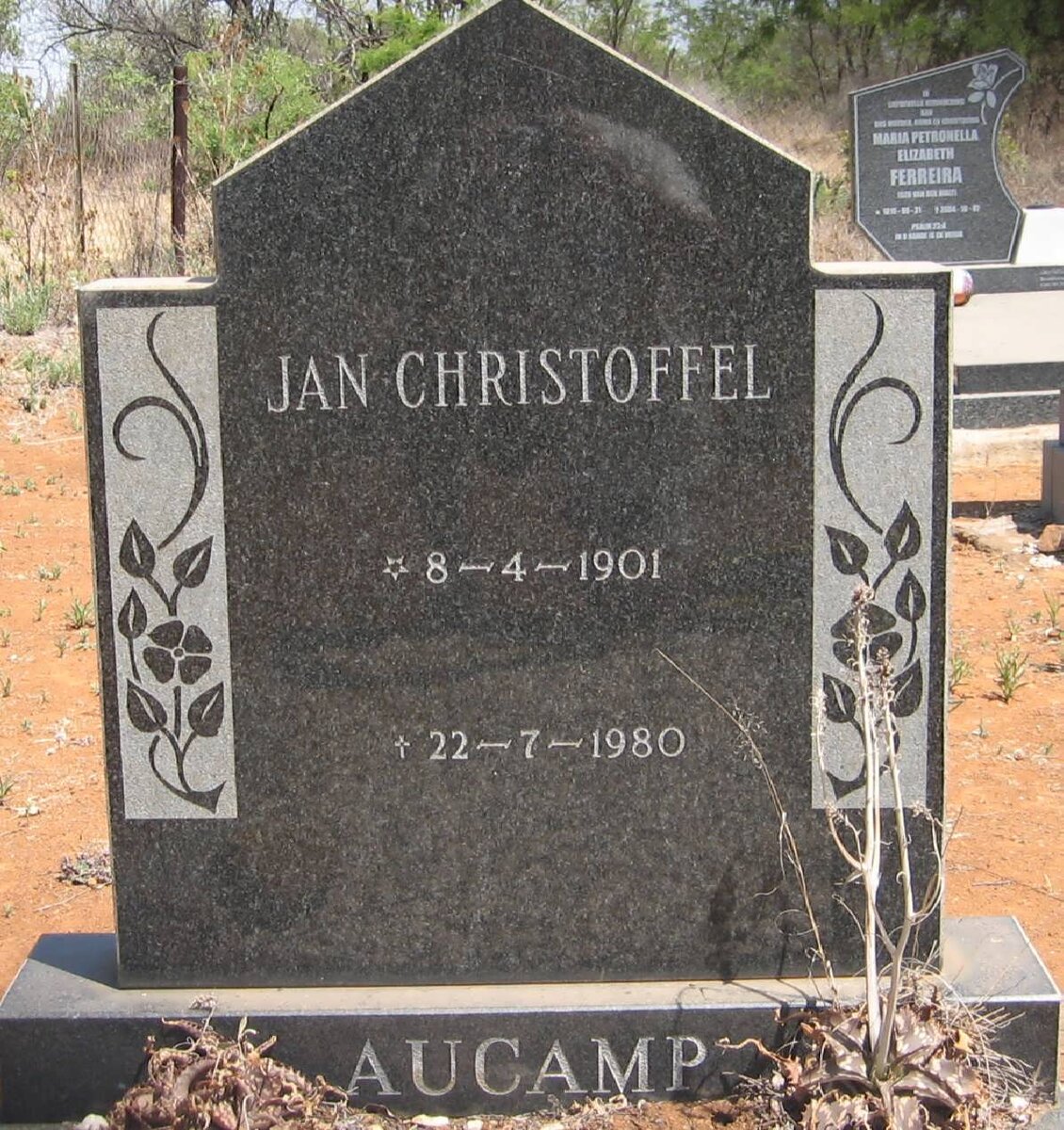 AUCAMP Jan Christoffel 1901-1980