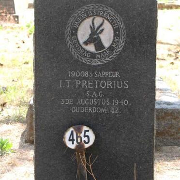 PRETORIUS I.T. -1940 
