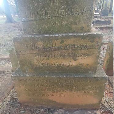 BATTISS Thomas H. -1925