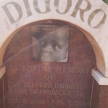 DIGORO Luyanda Thato Nombulelo 2002-2005