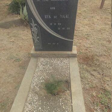 WAAL Ryk, de 1898-1959