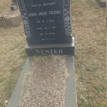 VENTER Johan Jacob Fredrik 1882-1961