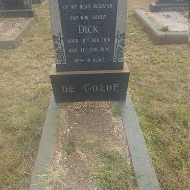 GOEDE Dick, de 1901-1963