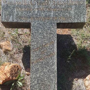 HEDLEY William -1929 &amp; Rose Lena -1929