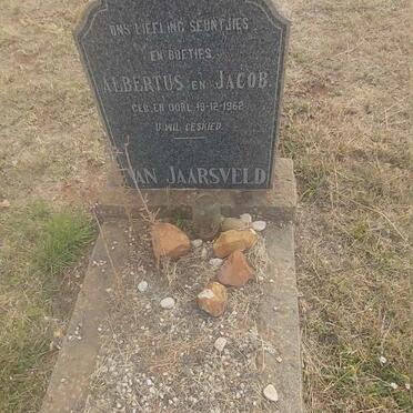 JAARSVELD Albertus, van 1962-1962 :: JAARSVELD Jacob, van 1962-1962